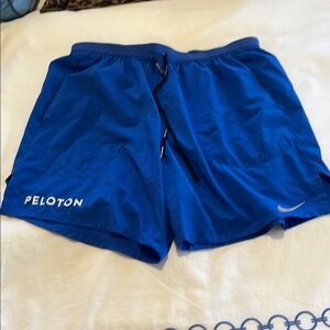 Nike Blue Athletic Shorts with Elastic Waistband